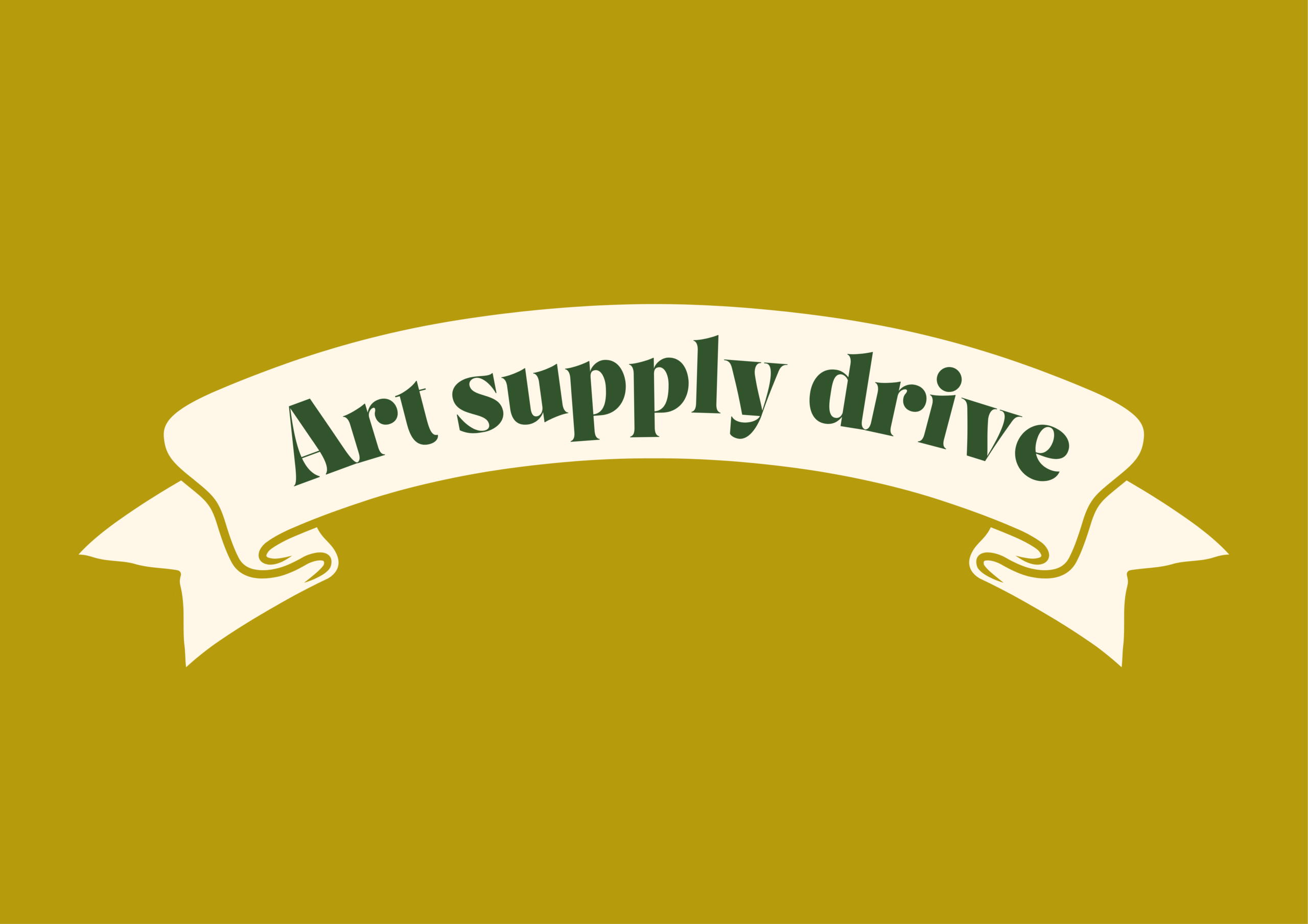 Art supply drive